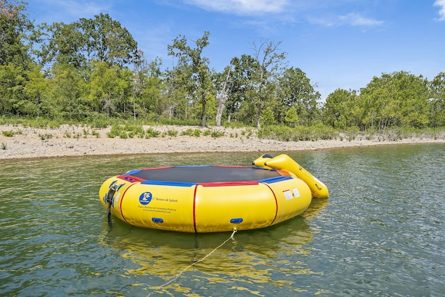 exterior space featuring a water view