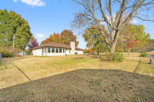 view of yard