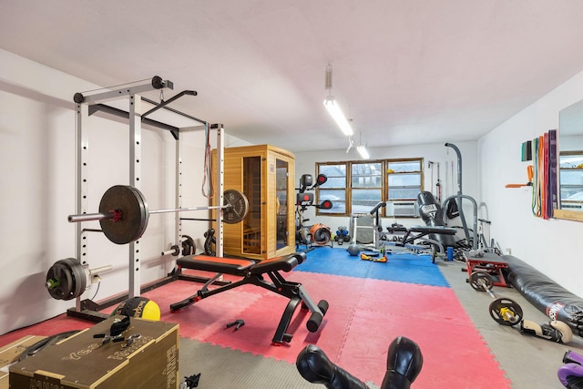 view of workout room