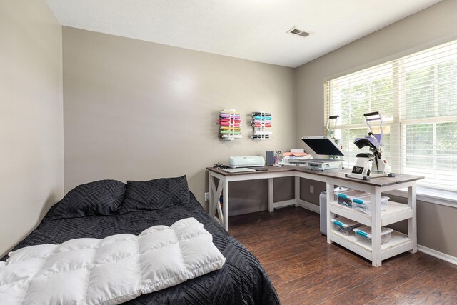 130 A St, Taneyville, MO 65759 - bedroom with dark hardwood / wood-style floors