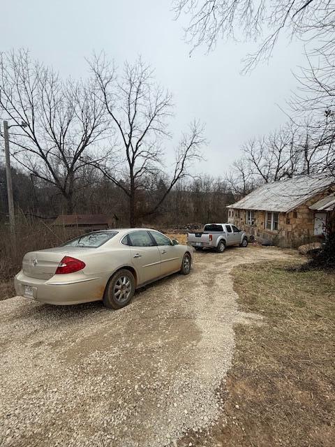 view of parking / parking lot