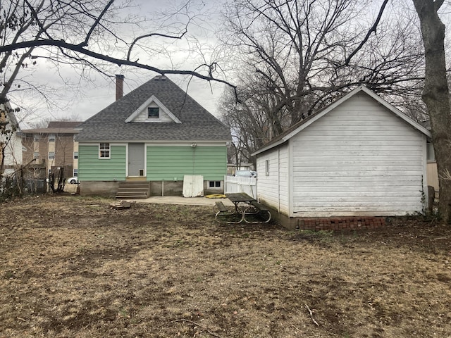 view of rear view of house