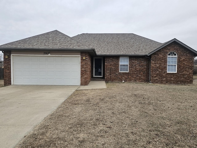 ranch-style house with a garage