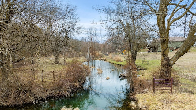 view of water feature