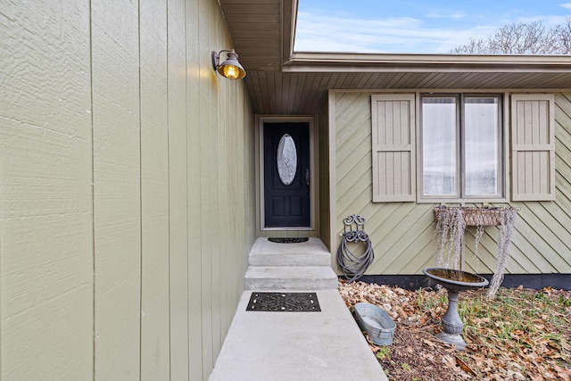 view of entrance to property