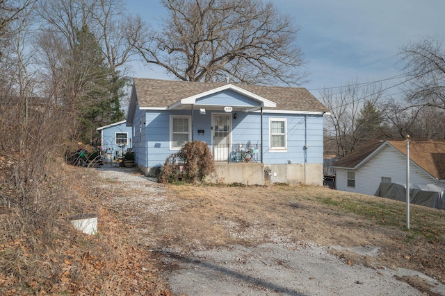 bungalow with covered porch