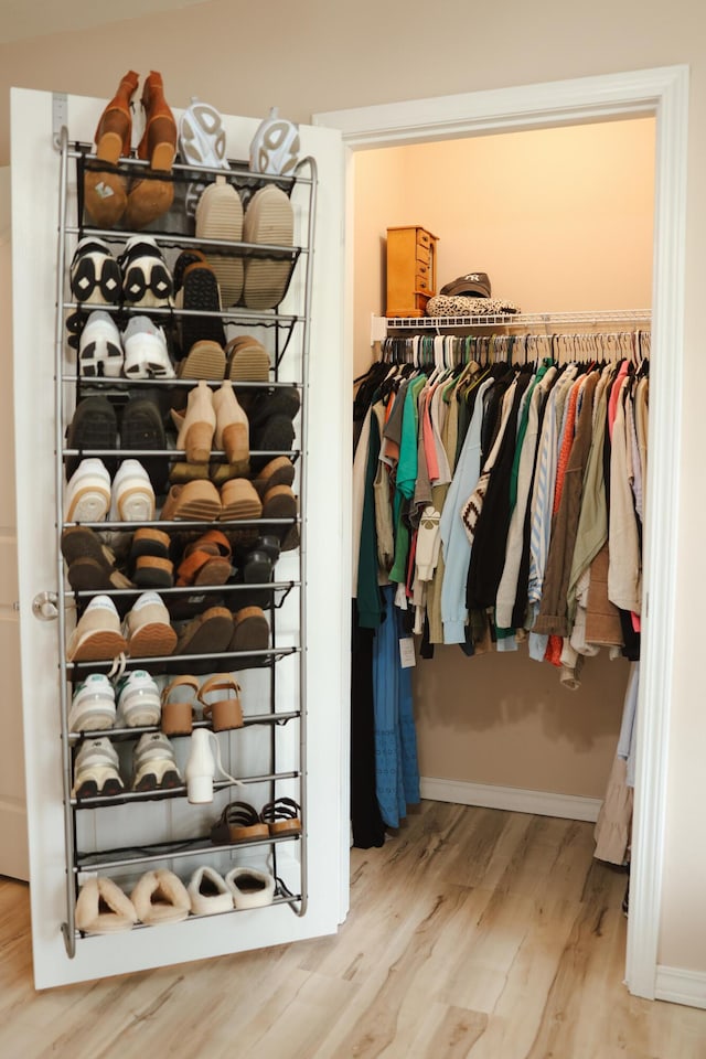1610 Jon St, West Plains, MO 65775 - walk in closet with wood finished floors