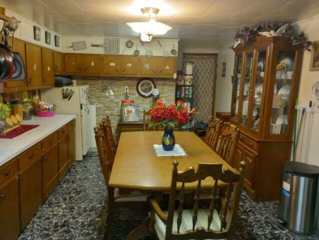 view of dining room