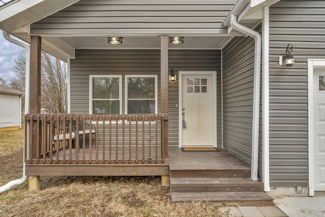 view of entrance to property