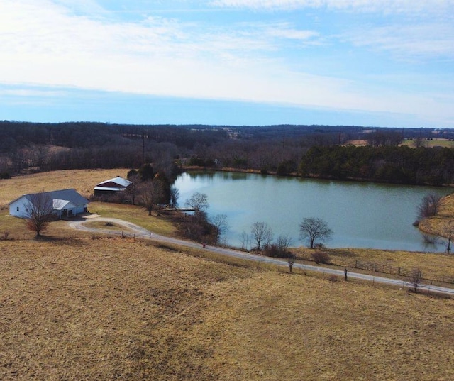 property view of water