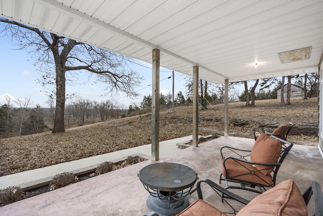 view of patio