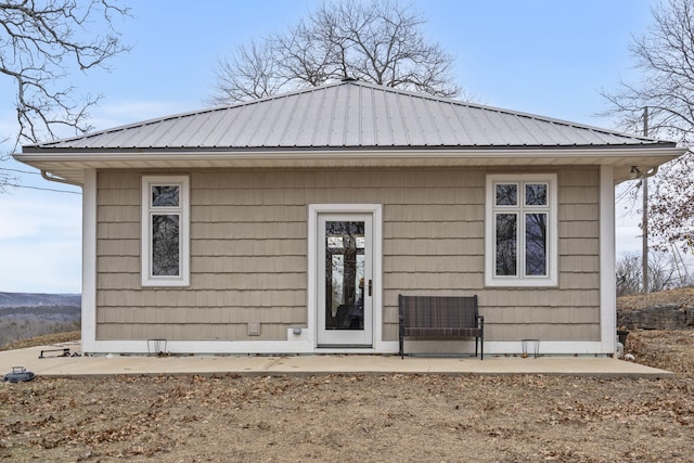 view of rear view of property