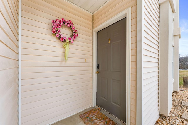 view of property entrance