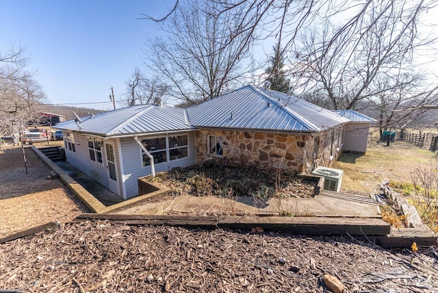 view of rear view of property