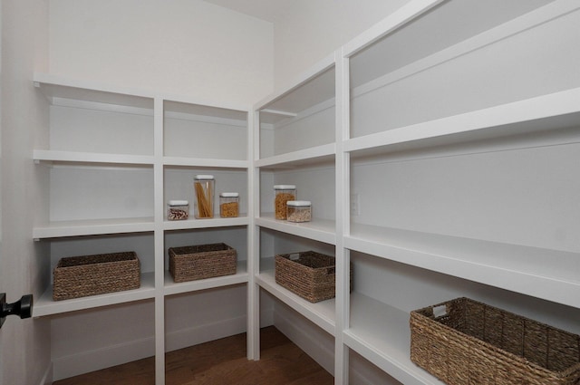 view of pantry