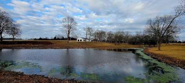 view of water feature