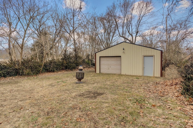 exterior space with a lawn