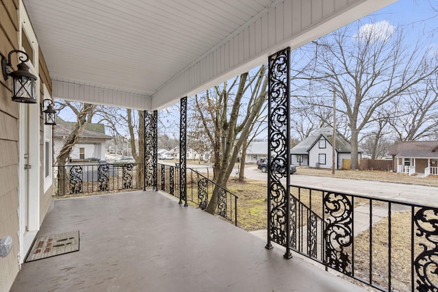 view of patio / terrace featuring covered porch