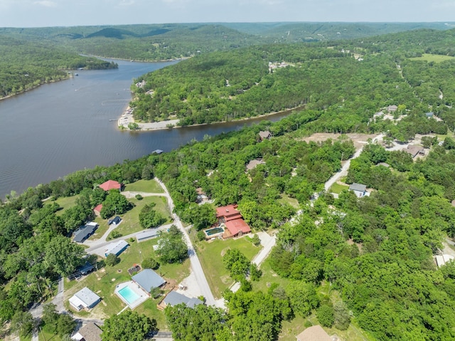 241 Nine Center Ct, Reeds Spring, MO 65737 - view of property location with a large body of water and a forest