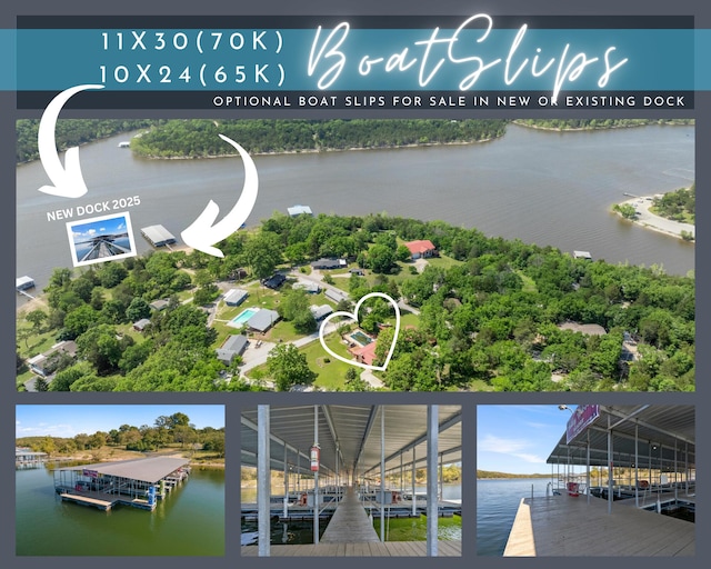 241 Nine Center Ct, Reeds Spring, MO 65737 - drone / aerial view of a nearby body of water