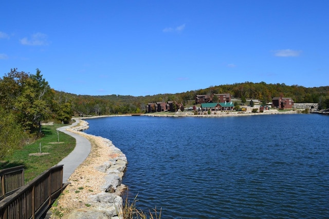 view of water feature