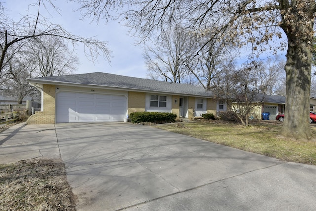 ranch-style house with a garage