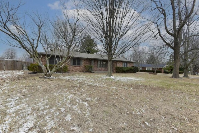 view of ranch-style house