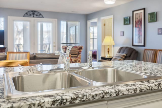 kitchen featuring sink