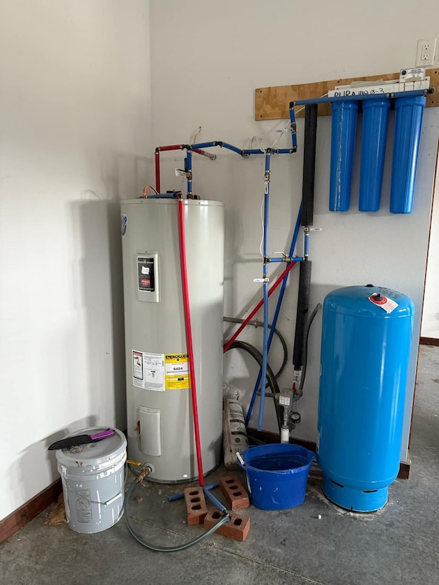 utilities with electric water heater