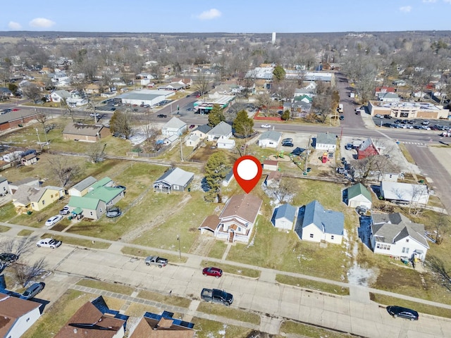 bird's eye view featuring a residential view