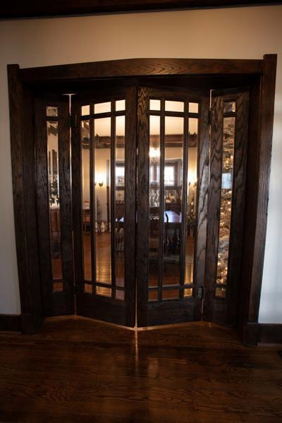 details with wood finished floors