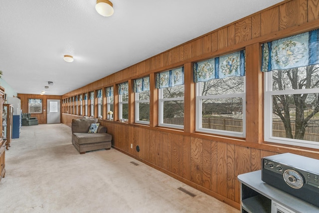 sunroom with visible vents