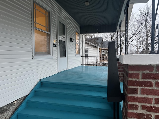 view of staircase