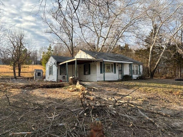 view of front of home