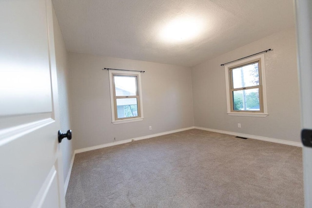 912 Armstrong Ave, West Plains, MO 65775 - unfurnished room featuring a wealth of natural light, baseboards, carpet floors, and a textured ceiling