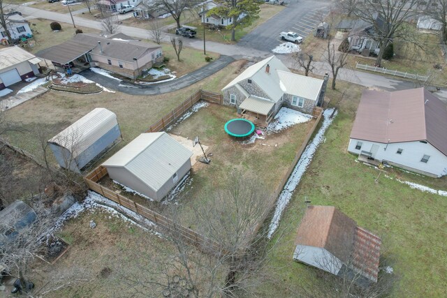 drone / aerial view featuring a residential view
