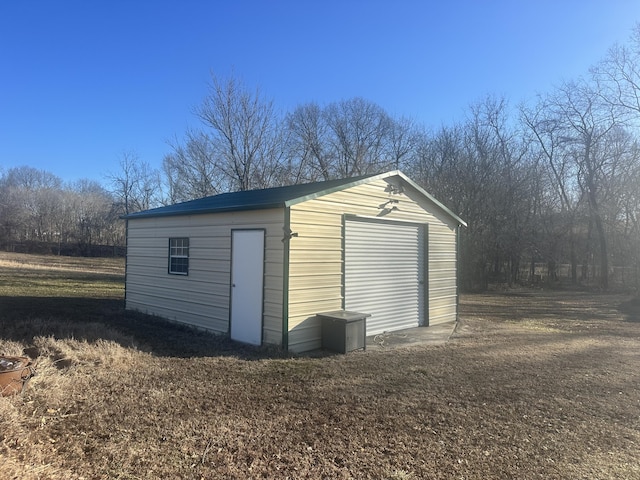 view of outbuilding with an outdoor structure