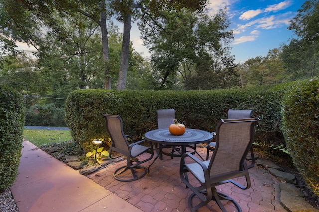 view of patio