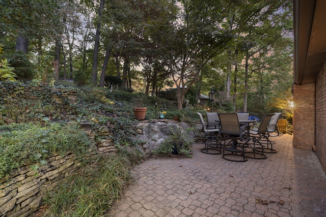 view of patio / terrace with outdoor dining space