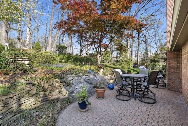 view of patio / terrace with outdoor dining area