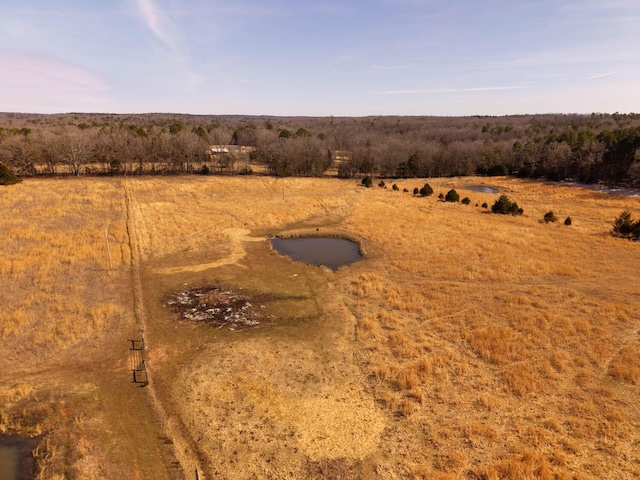 view of landscape featuring a rural view