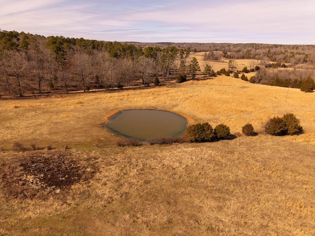 exterior space with a rural view