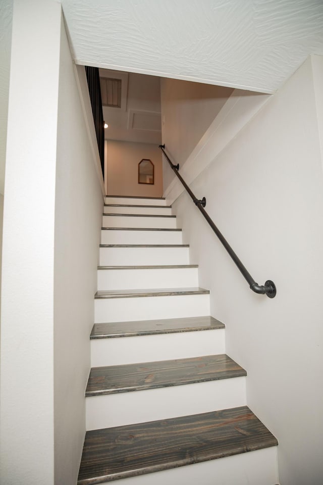 view of stairs