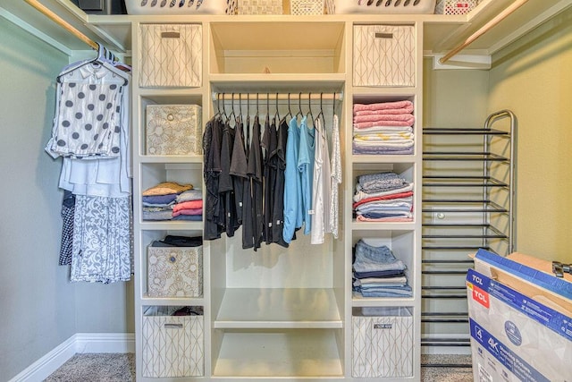 view of closet