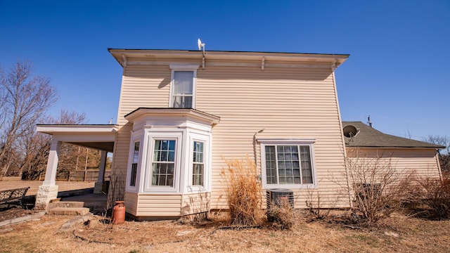 view of home's exterior featuring central AC unit