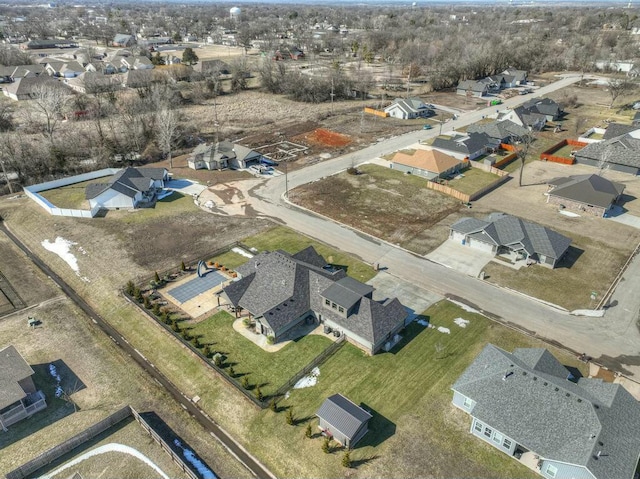 drone / aerial view featuring a residential view