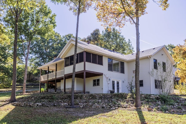 view of rear view of house