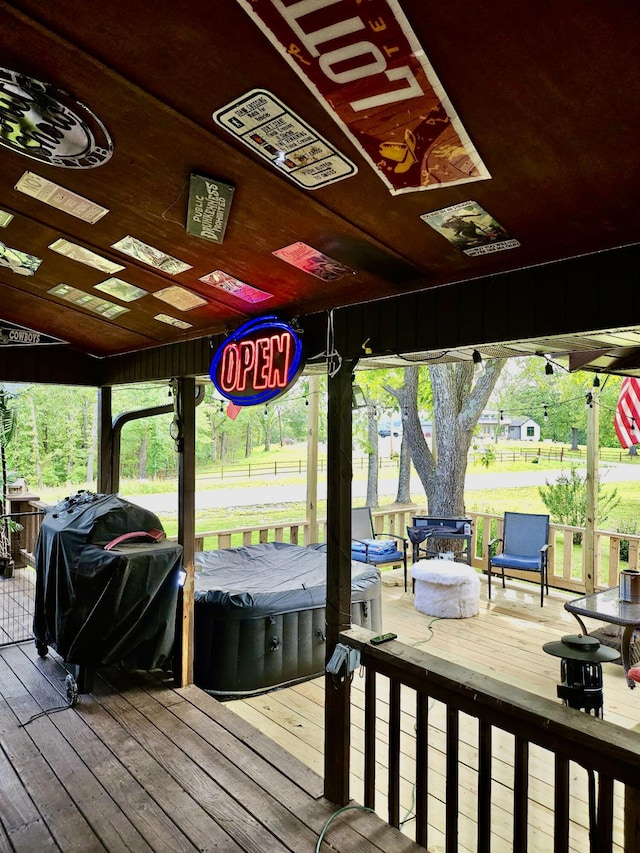 24880 State Highway 413, Galena, MO 65656 - view of wooden deck