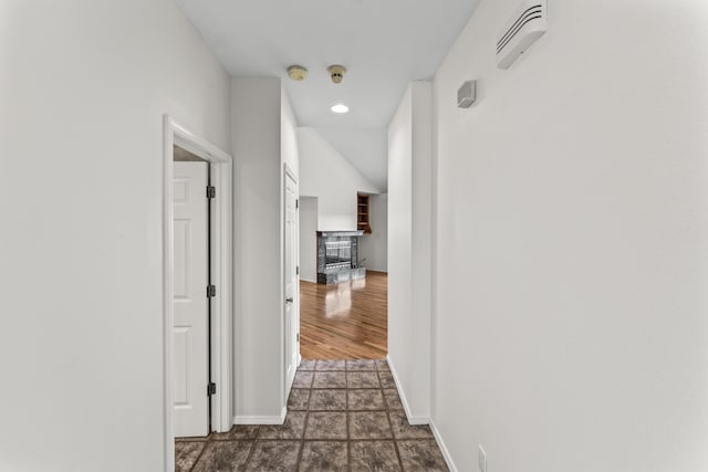 hallway with baseboards