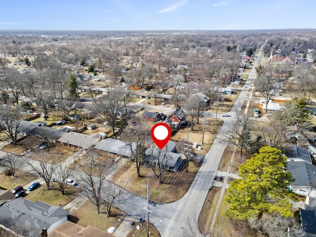 birds eye view of property featuring a residential view